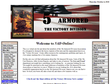 Tablet Screenshot of 5ad.org